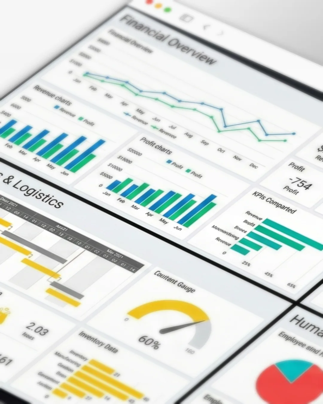 Dashboards de Business Intelligence